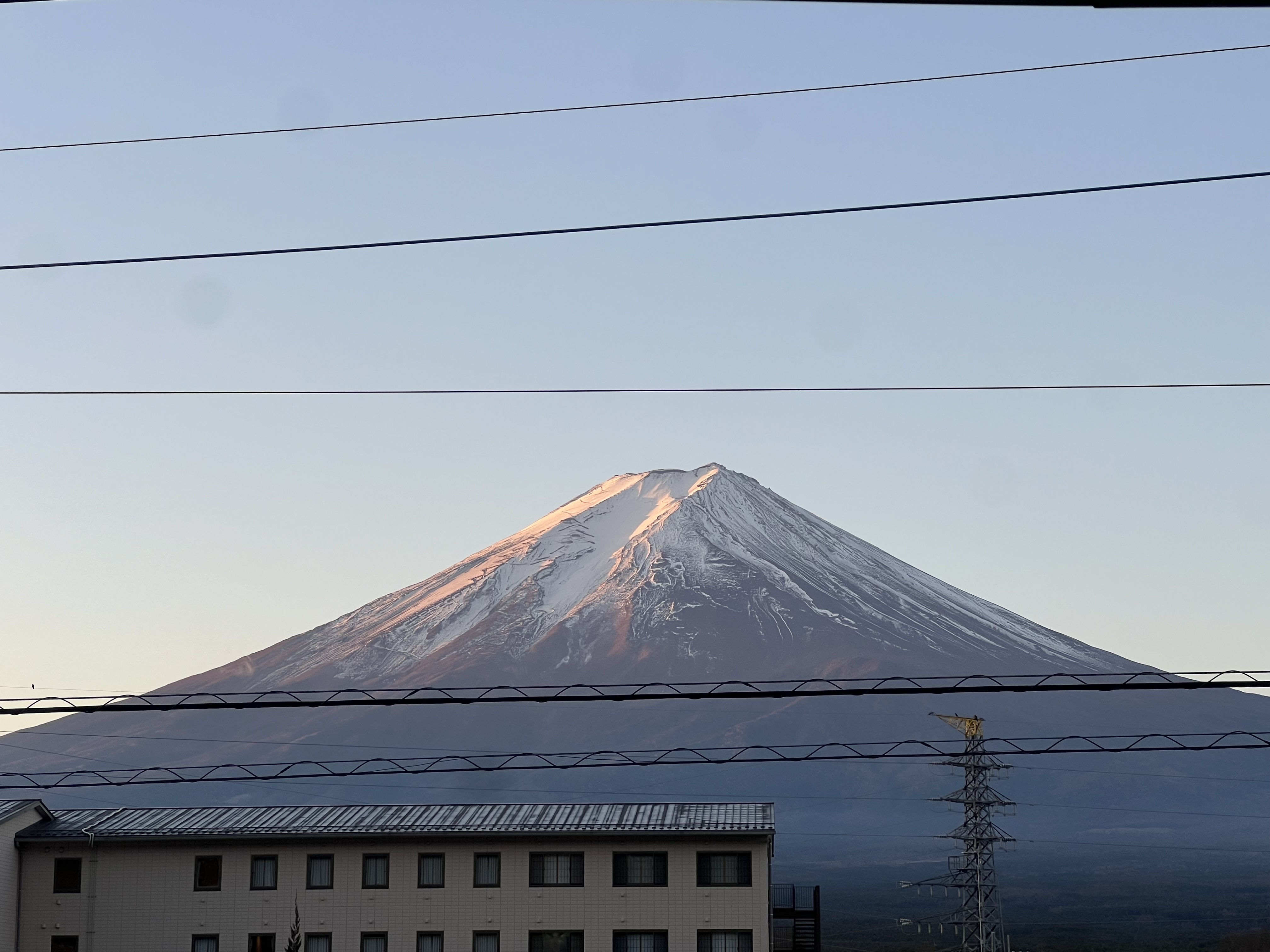 2025年1月3日に撮影した富士山